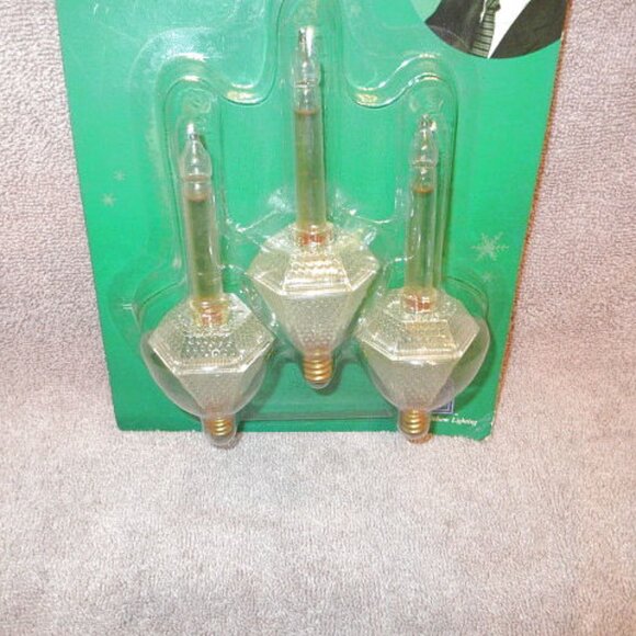 New Vintage Bethlehem Glitter Stars Bubble Light Bulbs for Christmas Tree Socket - Picture 3 of 12